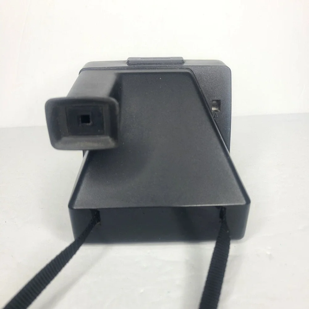 Polaroid White Rainbow Stripe‎ One Step Land Instant Camera